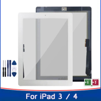 New Touch Screen Panel For iPad 3 4 iPad3 iPad4 A1416 A1430 A1403 A1458 A1459 A1460 ToucnScreen Digitizer Sensors Glass repair