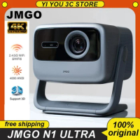 Jmgo N1 Ultra Triple Laser Projector 4k Uhd 4000 Ansi Lumens Gimbal 3d Wi-Fi 6 Android Beamer Smart Cinema Home Theater Video