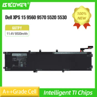 SKOWER 6GTPY Laptop Battery For Batteri Voor Dell XPS 15 9570 9560 7590 Voor Dell Precision 5520 5530 Series 6GTPY 97WH 11.4V