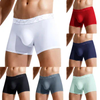 Soft Fabric Sexy Underwear Men'S Low Waisted Fashionable Sexy Comfortable Breathable Flat Angle Underwear Japanese Man Underwear