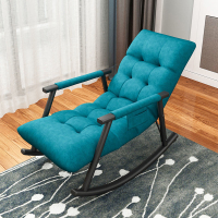 เก้าอี้โยก Nordic Home Single Recliner Casual Lounger ห้องนั่งเล่น Deckchair ห้องนอนระเบียงเก้าอี้โยกโซฟา Lazy Chair