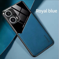 Case Untuk Xiaomi Poco F5 / Poco X5 Pro Soft Case Tekstur kulit Casing Cover - Hitam, Poco X5 Pro