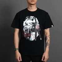 BAPE Tee x Michael Jackson Album Jacket Ape Head Black ( 100% Authentic ) L