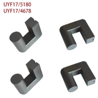 UYF17/5180 UYF17/4678 Mn-Zn PC40 Choke Coil Ozone Generator Transformer U Type Grooved Cylindrical Soft Ferrite Rod Bar Core