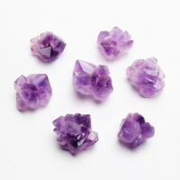 美貨來啦紫水晶骨干水晶擺件單尖多尖觀賞石原礦標本能量石