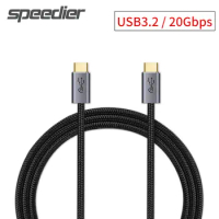 1M/2M/3M 100W USB 3.2 Type C Cable 20Gbps Gen2 Fast Data Cable For Macbook Pro 8K USB3.2 Extender Cable USB C Type-C Quick Cable