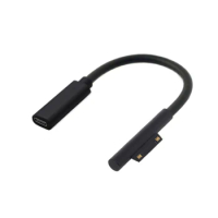 15V 3A Surface Connect to Type C PD Fast Charging Cable, Compatible for Microsoft Surface Pro 8/7/6/5/4/3 Go3/2/1 Laptop4/3/2/1