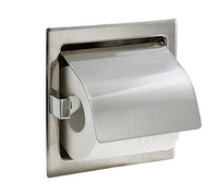 【 麗室衛浴】不鏽鋼 #304 捲筒衛生紙架 G-398-0 崁入式-黑色款