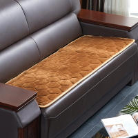 純色紅木質沙發墊老式通用實木中式坐墊辦公室皮沙發墊防滑四季