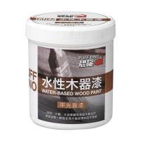 【PUFF DINO 恐龍】水性木器漆1L-平光面漆(護木漆/木器塗料/恐龍木器漆)