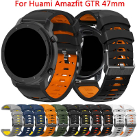 สร้อยข้อมือซิลิโคน, 22mm, สำหรับ Huami Amazfit GTR 47mm, สายรัด, สำหรับ Xiaomi Amazfit GTR 4, 3, GTR