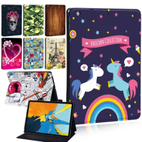 Tablet Funda Case for Huawei MediaPad T3 8.0"/T3 10 9.6"/T5 10 10.1"M5 Lite 8 Lite 10.1"/M5 10.8" Leather Flip Stand Cover+Pen
