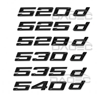 สติ๊กเกอร์โลโก้ท้ายรถ สำหรับ BMW 5 Series 520d, 525d, 528d, 530d, 535d, 540d, F10, F11, G30, G31, พร