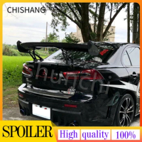 GT Style For Mitsubishi LANCER EVO 2010 to 2014 Exterior Color Rear Wing Trunk Lip Spoiler Decoration