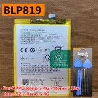 New Original BLP819 4310mAh Mobile Phone Battery For Oppo Reno 5 Reno5 Lite Z Reno6 4G Reno 5Z Reno 6 4G Reno5 Z