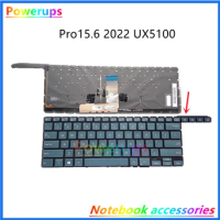 New Original Laptop/Notebook US Backlight Keyboard For Asus Zenbook Lingyao X Pro Duo 15.6 2022 UX5100 i9-12th RTX30