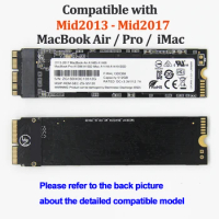 128GB 256GB 512GB 1TB SSD Compatible With MacBook Air A1465 A1466 2013-2017 MacBook Pro A1502 A1398 Mac Laptop Capacity Upgrade