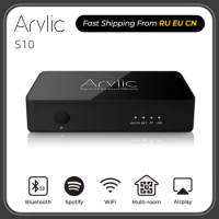 Arylic S10 WiFi And Bluetooth 5.0 HiFi Stereo Audio Amplifier With Tadil Airplay DLNA Internet Multiroom Audio Preamplifier