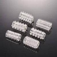 Ring Penambah Durasi Isi 6 Bergerigi Bahan Silikon Lembut 1mm