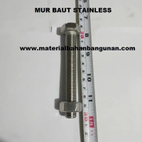 Per 5 Mur Baut Stainless m 14 x 100 mm Kunci 22 Hex Set Screw Depok