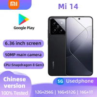 Xiaomi Mi 14 5G Android 6.36 inch RAM 12GB ROM 256GB Qualcomm Snapdragon 8 Gen3 used phone