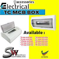ππ TC Surface PVC MCB DB BOX 6 way| 8way| 10way| 12way| 16 way I 14way| 17way| 21way AND 26way / Co