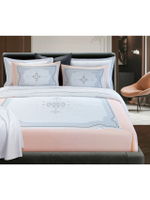 ชุดผ้าปูที่นอน 3 ชิ้น รุ่น Biltmore (5052) 500 เส้นด้าย ผ้าหน้า A สีโอลด์โรส