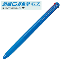 【PILOT百樂】BKSG-30F 超級G三色筆0.7(藍)