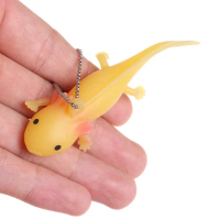 1PC Funny Antistress Squishy Fish Giant Salamande Stress Toy Keychain Funny Squeeze Prank Joke Toys For Girls Gag Gifts
