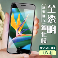 Iphone SE2/SE3 3D非全滿版覆蓋透明鋼化玻璃疏油鋼化膜保護貼(SE 2 3保護貼鋼化膜)