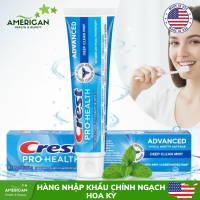 [HÀNG MỸ] Kem đánh răng CREST PRO HEALTH 167g Giảm ê buốt, ngừa viêm nướu, sạch sâu mảng bám