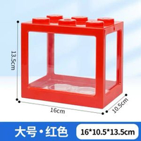 鬥魚專用魚缸帶蓋燈圓角方缸水族造景創意桌面亞克力小型迷你魚缸