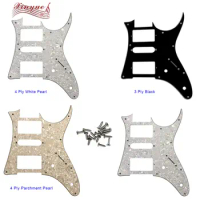 Xinyue Guitar Parts - For 10 Hole Screws MIJ Ibanez RG40 Guitar Pickguard Humbucker HSH Pickup Scratch Plate,Many Colors