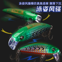 Cross-Border Crazy Pull Second Generation Non-Deviation Minnow Slow Sinking Long Casting Minnow Lua 