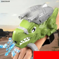 Dinosaur Gel Launcher Electric Toy Guns Pistol Hydrogel Shooting Model with Bullets For Kids Adults CS Fighting