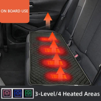 5V USB Sleeping Electric Heating Pad Outdoors Camping Chair Heated Vehicle mounted heating 3-Level Temperature for Electric Mat