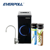 【EVERPOLL】廚下型雙溫無壓飲水機(EP-168)+守護升級全效淨水組(DCP-3000) 【贈全台安裝】【水質軟化】