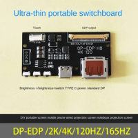 Nvarcher DP to EDP 4k 120HZ DIY4K driver board 4K 2K 1080 adapter For Portable Display