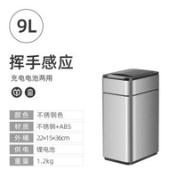 潔安惠新款智能感應垃圾桶家用帶蓋衛生間夾縫客廳廚房自動打包