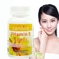 Candice康迪斯優質生活維生素E膠囊(60顆/瓶)｜Vitamin E，維他命E