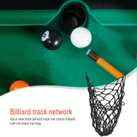 6 Pcs Billiards Net Pocket Pool Table Net Bag Pool Table Accessories Pool Durable Mesh Bag Long Service Life for Billiards