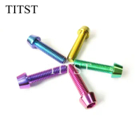 TITST M10*10/15/20/25/30/35/40/45/50mm , pitch 1.25mm DIN 912 Hex socket bolt titanium screws ( one lot = 100 pcs )