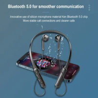 Wireless Neckband Sports Earphone Bluetooth 5.0 Earphones With Mic Bluetooth Earphone Bluetooth Headset Bluetooth Headphone