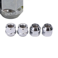 4 cái xe tự làm phụ kiện 19 Mét bánh xe Nuts bu sông M12 x 1.5 cho Fiesta Cougar Focus Ka Mondeo C-M