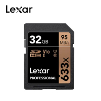 Lexar SD Card Class10 633x U3 SDHC SDXC 32GB 128GB Memory Card UHS-I C10 64GB max 95MB/s 16GB Carte SD cartao de memoria