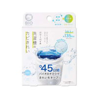 【日本COGIT】BIO氧系酵素防霉去污消臭直立式洗衣槽清潔粉50gx3包/盒(不鏽鋼筒槽除霉除水垢清潔劑錠槽)