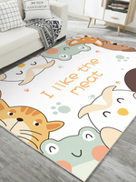 客廳地毯可擦免洗家用臥室大面積兒童定制地墊pvc防水陽臺軟墊子