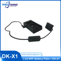 7.2V NPF Battery Plate + NP-BX1 BX1 Dummy Battery DK-X1 DKX1 DK X1 DC Coupler for Sony Cybeshot RX100 II RX100 RX1R RX1