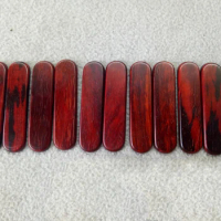 1 Pair Hand Made Red Sandalwood Scales for 58mm Victorinox Swiss Army Knife
