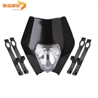 อะไหล่ตกแต่งมอเตอร์ไซค์วิบาก KTM แบบสากล สำหรับไฟหน้า ปลายท่อ/หน้าปู (Ghost Face Light) หน้ากากผี (G
